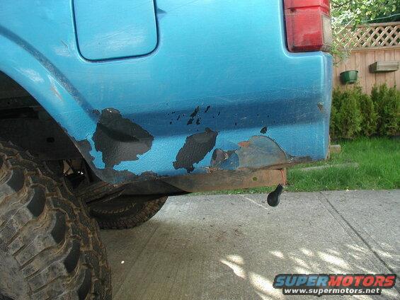 Left fender, before trimming.