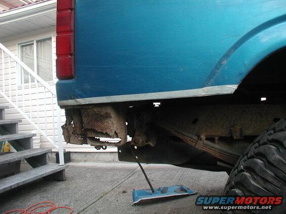 Right fender, after trimming.