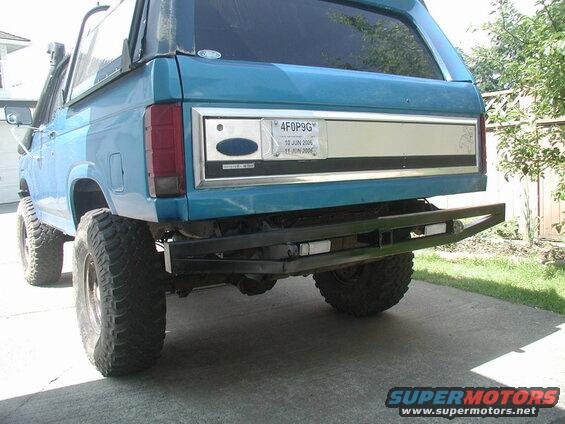 Bumper finished and re-installed.