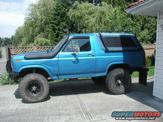 When the bumper was off I welded on some studs for mud flaps.
