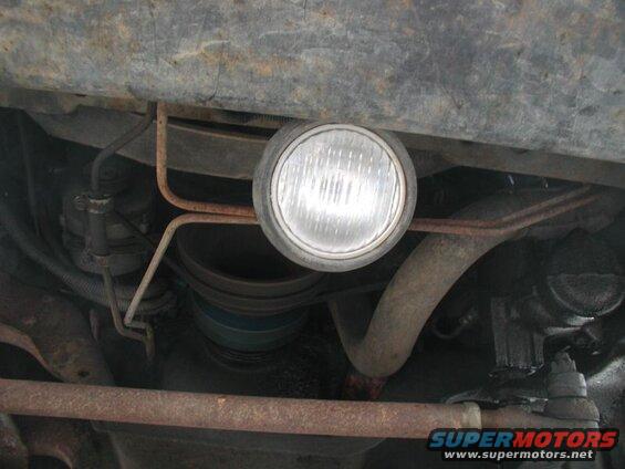 Tractor lamp (front).