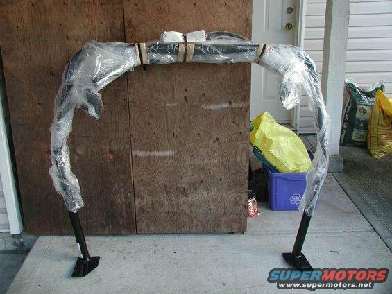 Half un-wrapped.