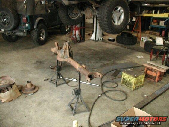 Tearing it apart.