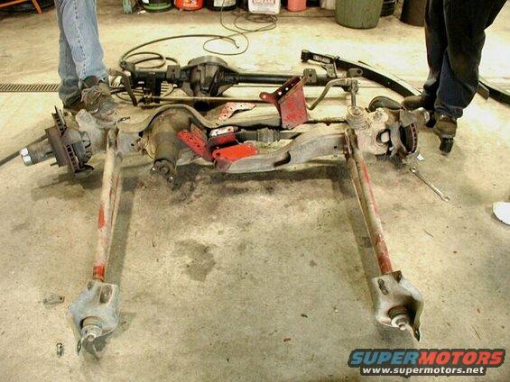No wonder they call it the 'chicken wing' suspension.