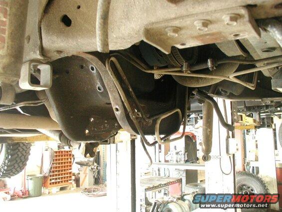 The factory power steering cooler will be plumbed into an aftermarket cooler.