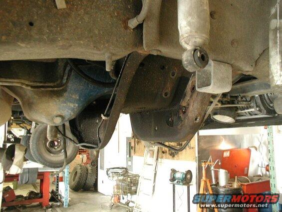 The brake line for the right caliper will have to be bent a little.