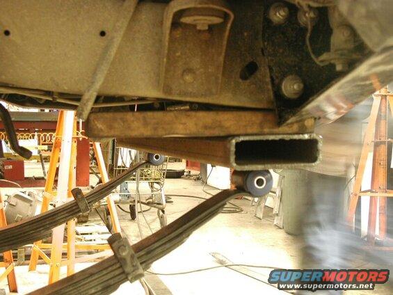 Here is the start of the front crossmember.