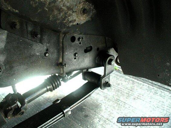 Left shackle.