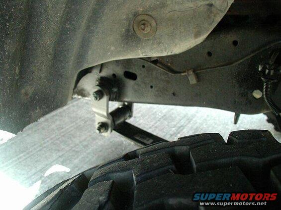 Right shackle.