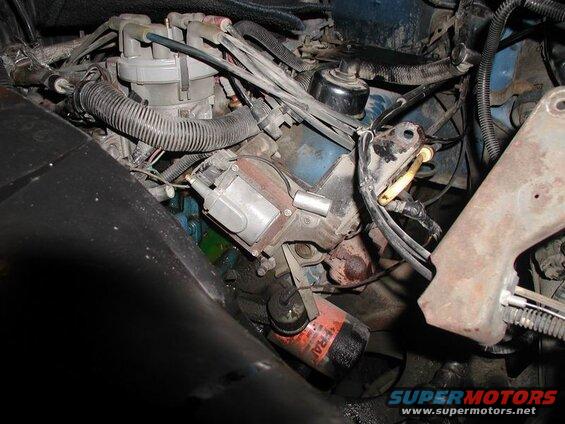 Motor mostly back together. Stock P/S removed.