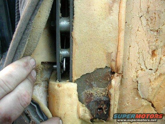 Close up of how the cable attaches