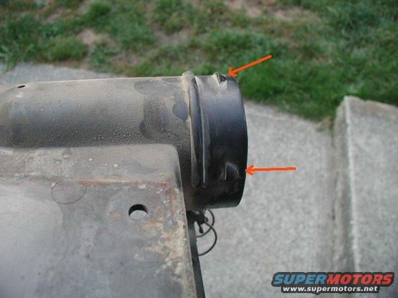 Here is the bottom view of the airbox.