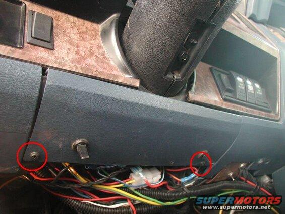 Place the panel back and install the two screws