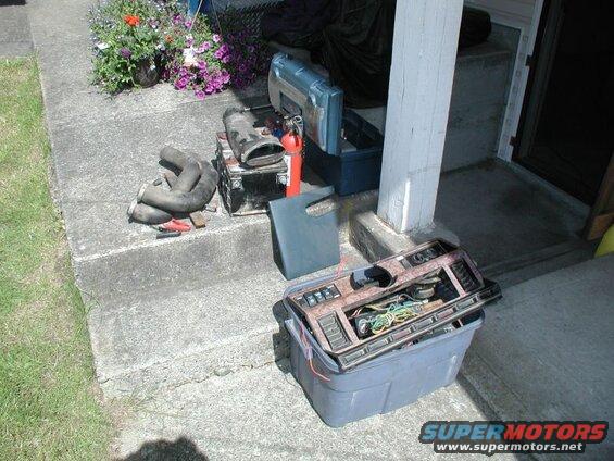 The first bucket of parts.