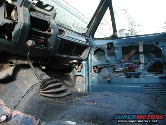 Spent a few hours today pulling wiring, and removed the cluster, center console, cruise control and auxillary fuse block.
