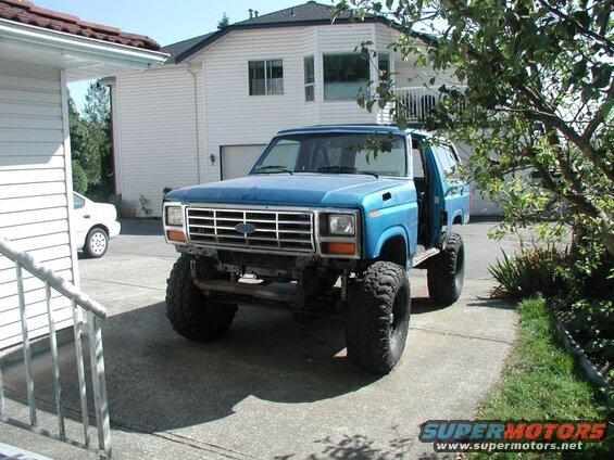 Removed the front and rear bumpers.