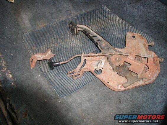These two pieces broke off the pedal mechanism too.