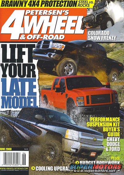 June 2008, 4Wheel & Off-Road's "Reader's Rides", page 18: