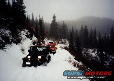 This was the end of the road. The snow was too deep to go further.