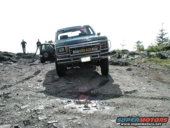 Seeing if the new 35's rub.