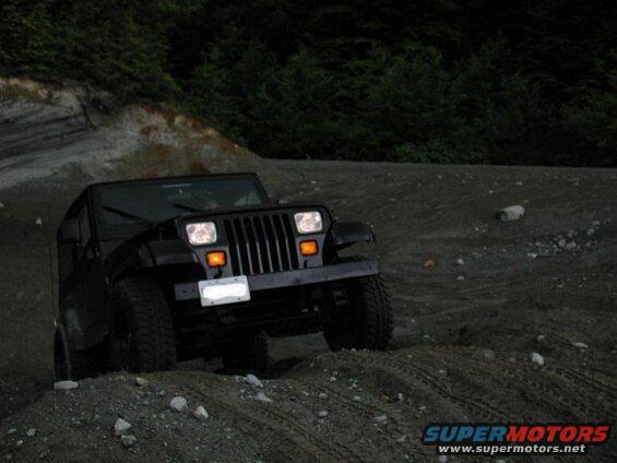 Ed playing in the gravel pit.