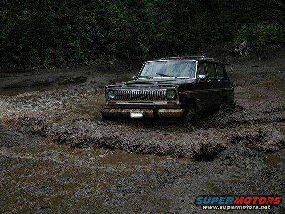 Dave coming out of the mud puddle.