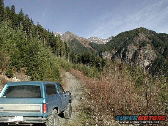 Looking more North. I believe this is Welch Peak.