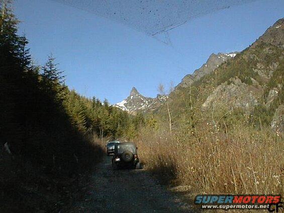 I believe the peak ahead is Baby Munday Peak. We are hoping to get as close to it as possible.