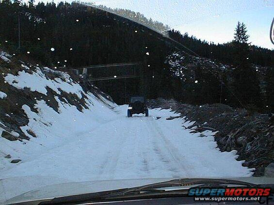 Finally, some snow at 5000'.