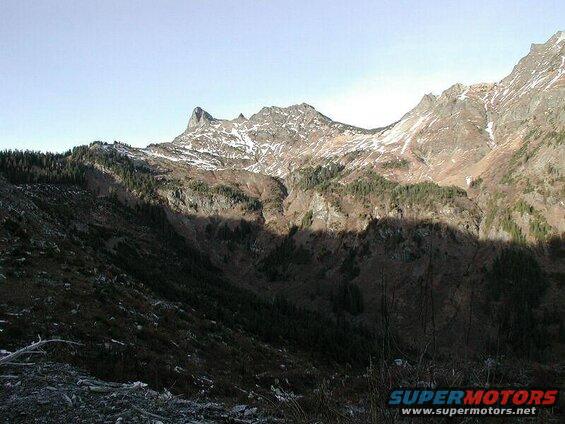 This is as close as we made it to Baby Munday Peak.