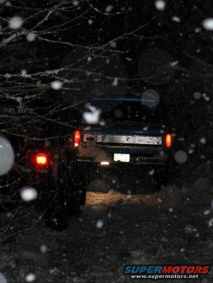 Turning around and heading down the hard way to Hale Creek.