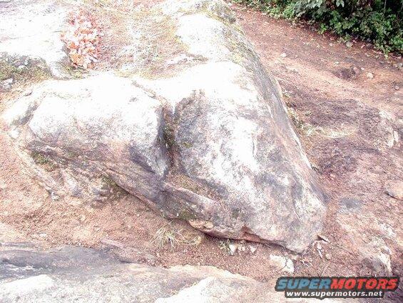 This rock is not my friend.