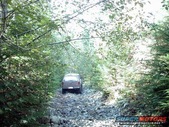 The harder way out of Hale Creek.