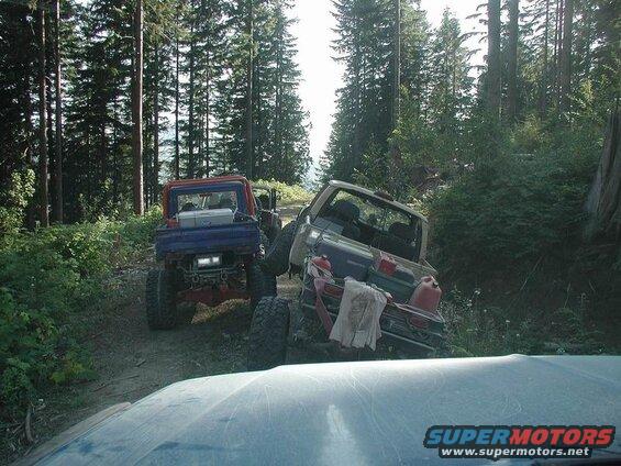 Ran into some guys from FunInBC. We tagged along with them to check out the P2P trail. Pretty crazy!