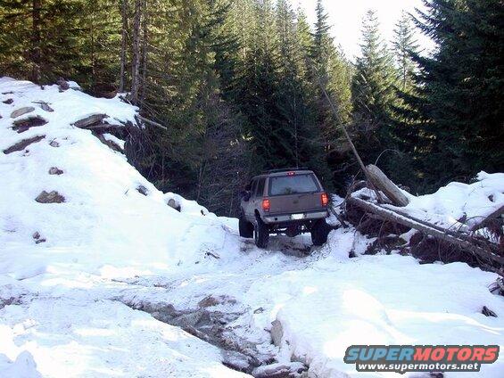 One of the larger wash-outs.