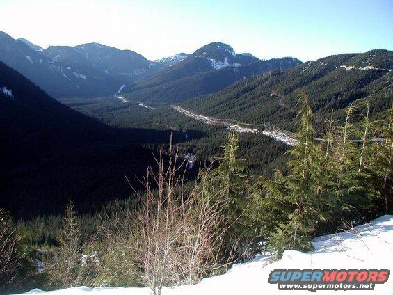 Looking down on Norrish Creek from about 3000' feet.