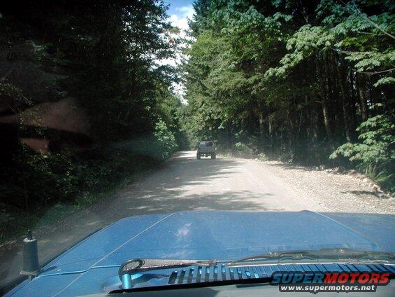 Back on the Harrison FSR, heading to Hale Creek.