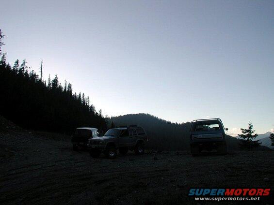The summit of Margret Creek Pass.