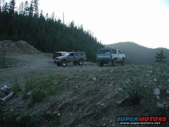 The summit of Margret Creek Pass.