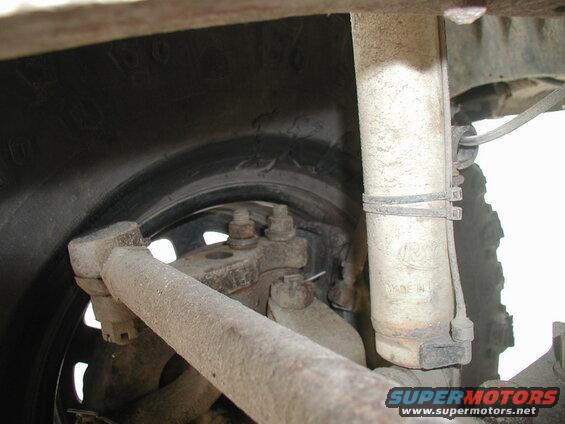My front ARB line tore off (repaired on the trail).