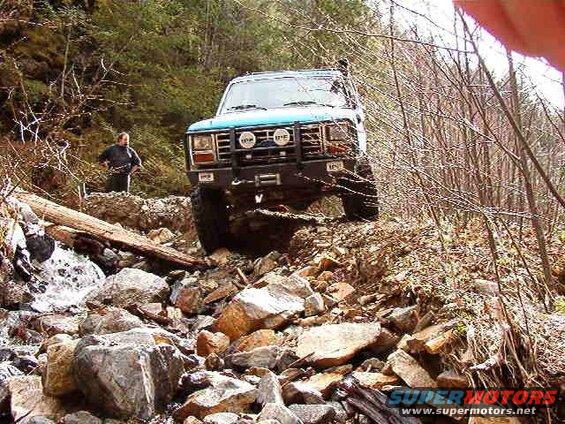 The start of the old road to Clear Creek.