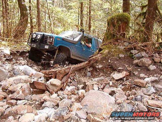 Climbing up the old road.