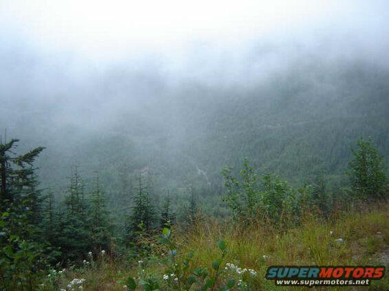 The top of Margret Creek Pass.
