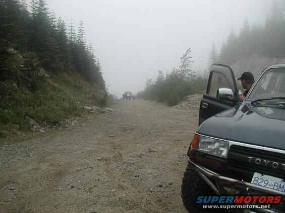 The top of Margret Creek Pass.