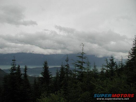Made for a nice view overlooking Harrison Lake and Long Island.