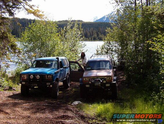 We stopped for lunch at Gwyneth Lake.