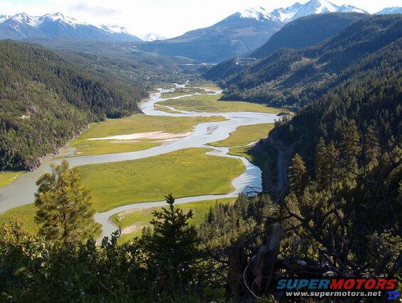 We drove around the Northwest side of Gunn Lake and came down this trail towards the West side of Carpenter Lake.