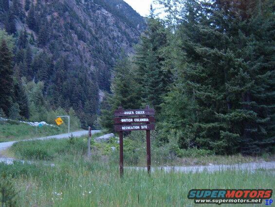 Our camping spot for the next two nights.