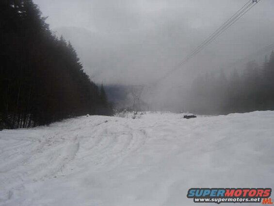 Looking down the powerlines.