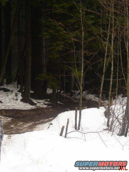 The trail to the gasline.
